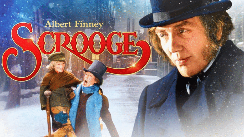 Promotional poster for the 1970s Scrooge film